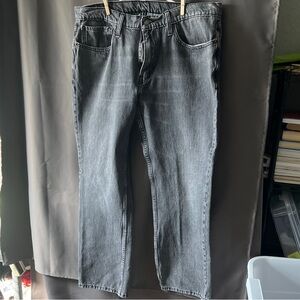 Levi's Men's Charcoal Straight Jeans